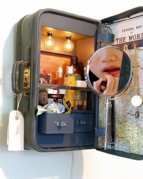 Craft Ideas Vintage Suitcase on Com Sf Shelving Storage Look Cabinets Made From Suitcases 078377